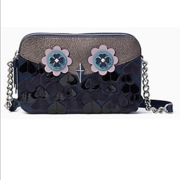 💕 Bundle 💕 Kate Spade Owl Crossbody + Wallet New - Picture 3 of 6